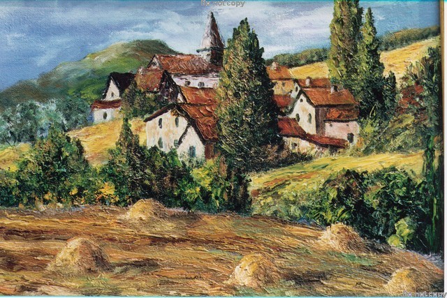 Huile sur bois contreplaqu&eacute; et pr&eacute;par&eacute; avec de la colle de peau de lapin et du gesso. Oil on prepared wood .                  18x24 inches        
 $1800.00cdn